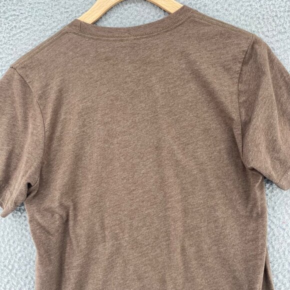 Bluebird Cafe Shirt Womens Small Brown Bella + Canvas Nashville Short Sleeve Tee - Picture 4 of 11